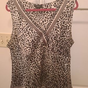 Alfani animal print cami